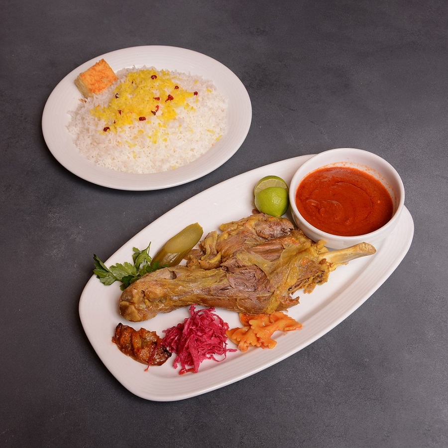  عکس چلو گوشت ماهيچه  ايراني سس جدا