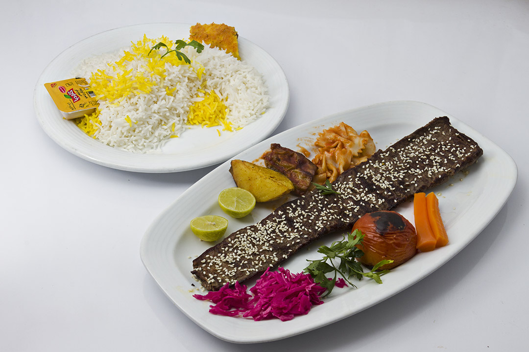  عکس چلو کباب برگ فيله ايراني