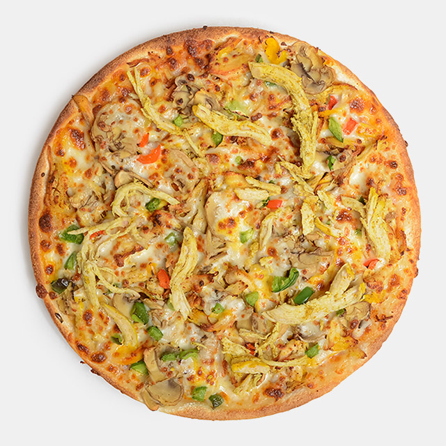  عکس پيتزا مرغ و قارچ امريکايي