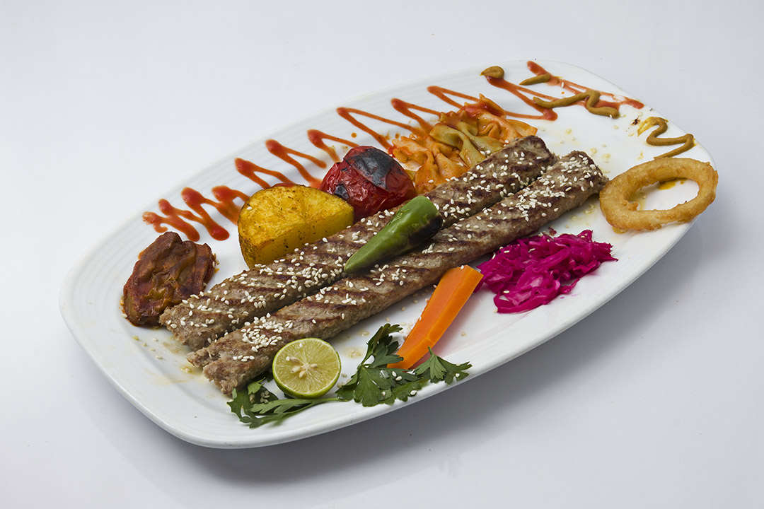  عکس خوراک دو سيخه کوبيده معمولي