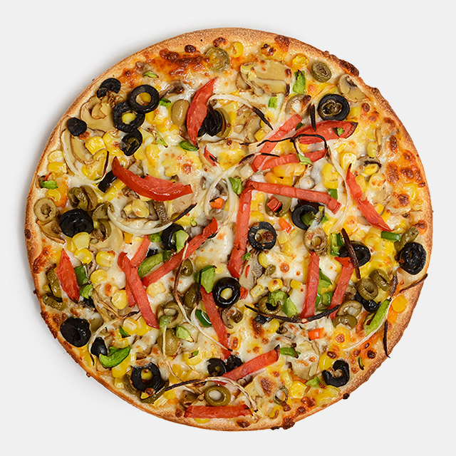  عکس پيتزا سبزيجات امريکايي